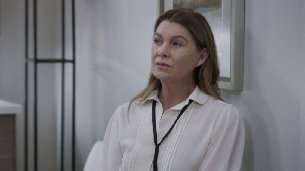 Ellen Pompeo as Meredith in Grey's Anatomy