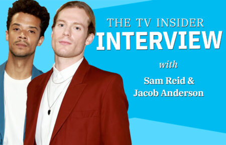 Jacob Anderson (L) and Sam Reid (R) in cover image for Interview With the Vampire TV Insider Interview