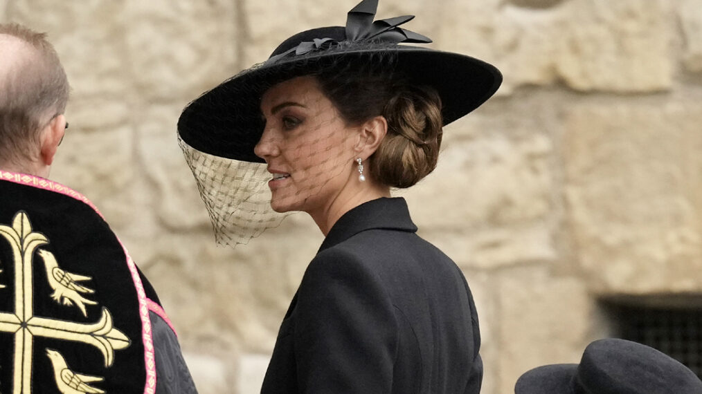 Kate Middleton at the funeral for Queen Elizabeth II