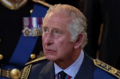 King Charles III at the funeral of Queen Elizabeth II