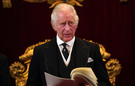 King Charles III during the Accession Council at St James's Palace, London
