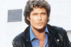 David Hasselhoff as Michael Knight in Knight Rider