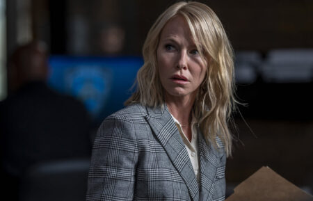 Kelli Giddish as Detective Amanda Rollins in Law & Order Crossover