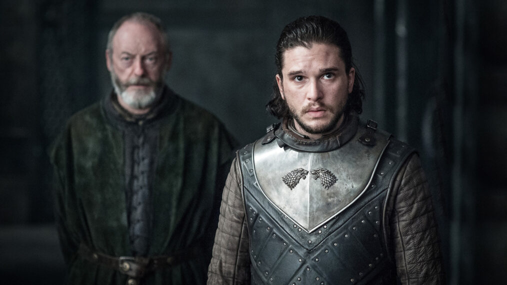 Game of Thrones - Liam Cunningham and Kit Harington