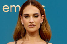 Lily James at the 2022 Emmys
