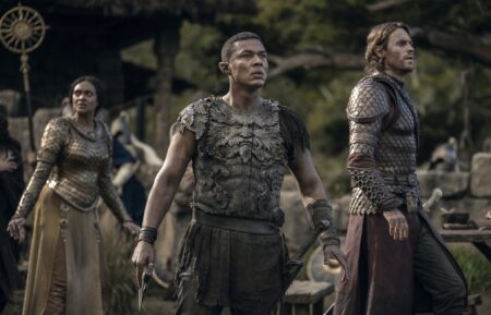 The Lord of the Rings: The Rings of Power, Cynthia Addai-Robinson (Queen Regent Míriel), Ismael Cruz Córdova (Arondir), Charlie Vickers (Halbrand)