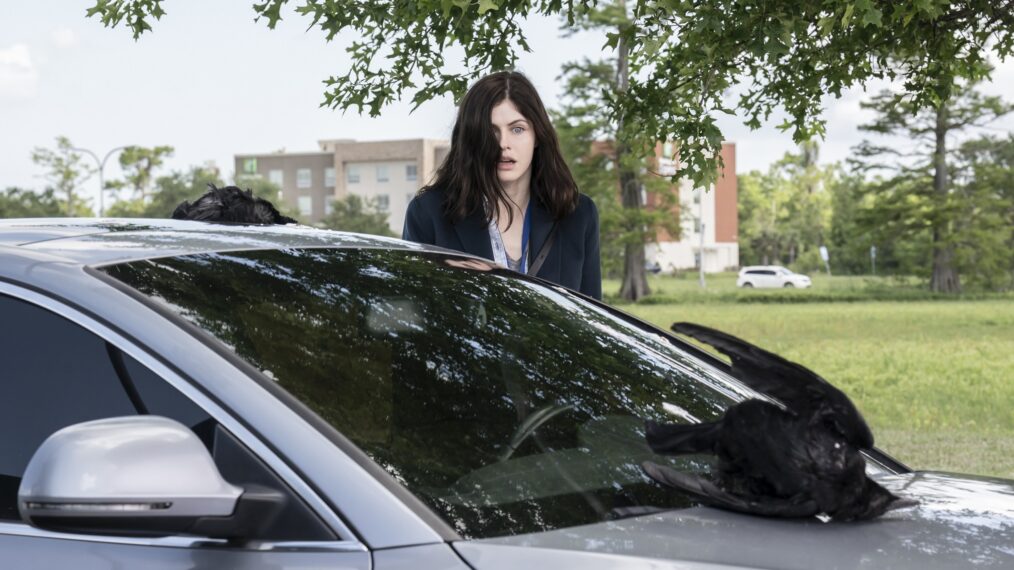 Alexandra Daddario as Dr. Rowan Fielding in Mayfair Witches