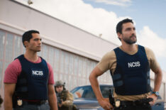 Alex Tarrant as Kai Holman and Noah Mills as Jesse Boone in NCIS: Hawai'i