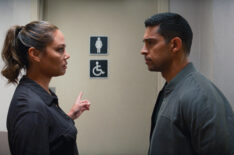 Vanessa Lachey as Jane Tennant and Wilmer Valderrama as Special Agent Nicholas “Nick” Torres in NCIS: Hawai'i
