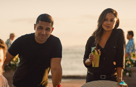 Wilmer Valderrama as Special Agent Nicholas “Nick” Torres and Vanessa Lachey as Jane Tennant in NCIS: Hawai'i