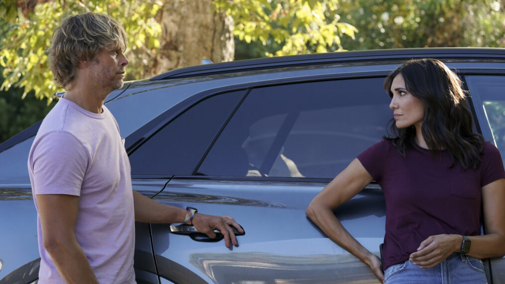 Eric Christian Olsen as Deeks, Daniela Ruah as Kensi in NCIS: Los Angeles. 