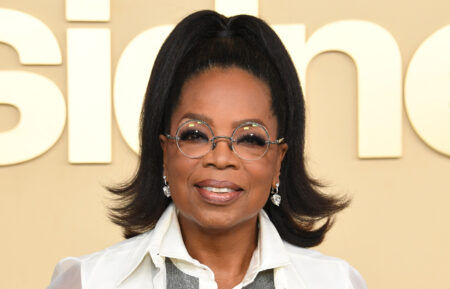 Oprah Winfrey attends Premiere Of Apple TV +'s Sidney