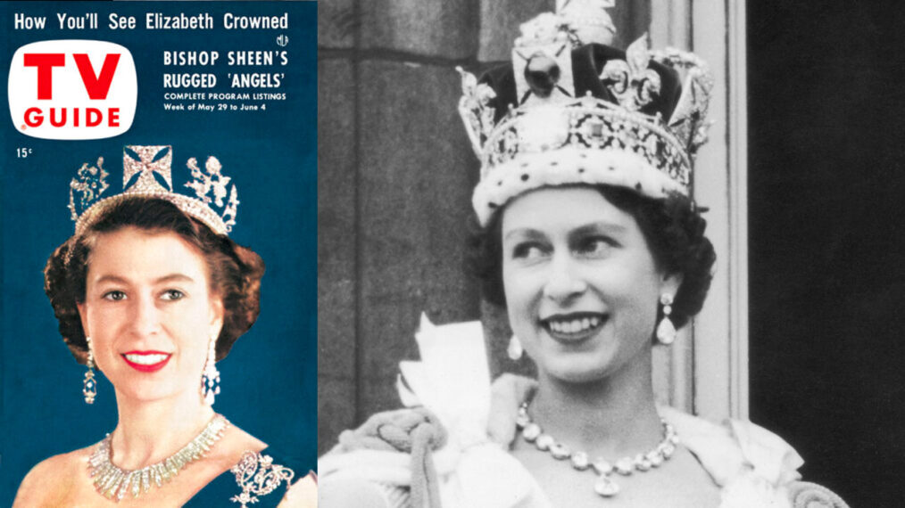 Queen Elizabeth Coronation - TV Guide Cover