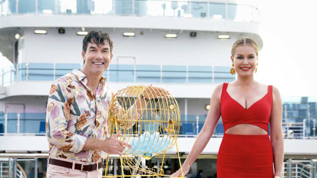 Jerry O'Connell und Rebecca Romijn von The Real Love Boat