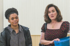 Kylie Fisher and Maria Doyle Kennedy in Recipes for Love and Murder
