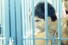 Scott Bakula in a cage with a monkey - Quantum Leap