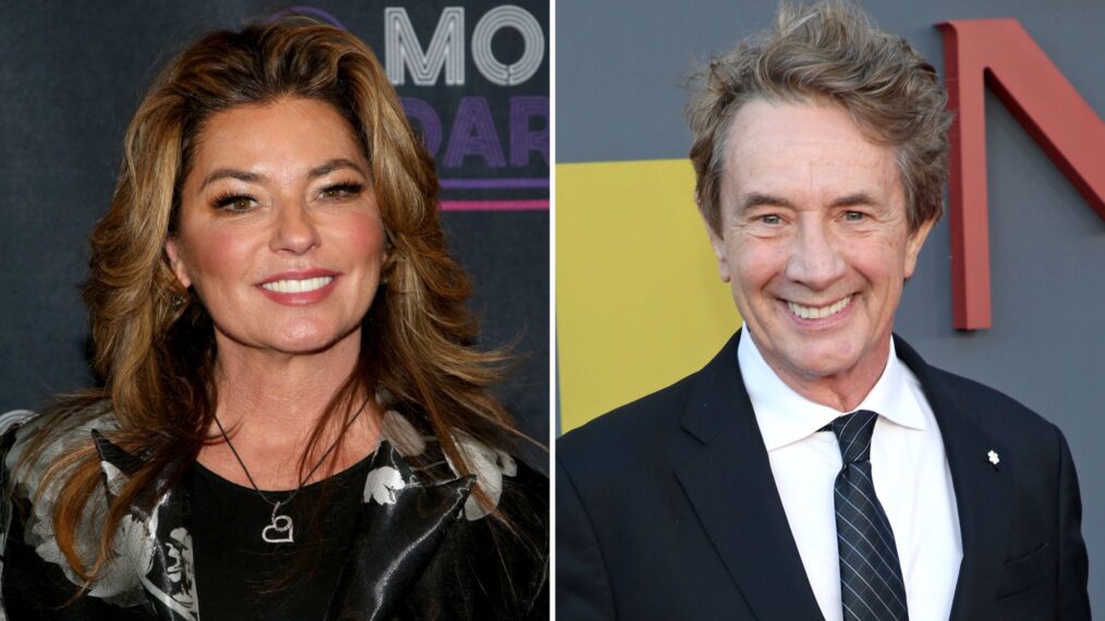 Shania Twain and Martin Short