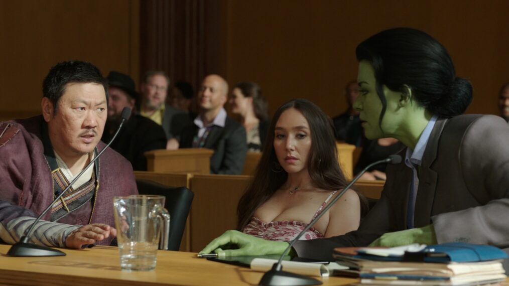 She-Hulk Season 1 Benedict Wong, Patty Guggenheim, Tatiana Maslany