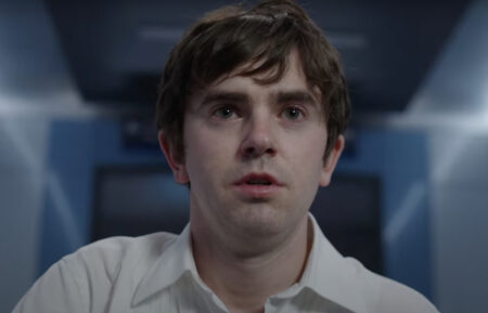 Freddie Highmore as Shaun in The Good Doctor