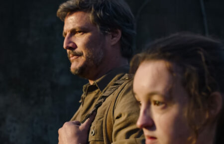 Pedro Pascal and and Bella Ramsey in The Last of Us on HBO
