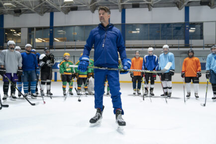 Josh Duhamel as Coach Colin Cole in The Mighty Ducks: Game Changers Season 2