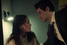 Fivel Stewart as Hannah Copeland, Noah Centineo as Owen Hendricks in The Recruit