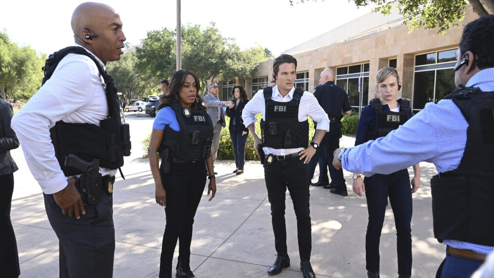 James Lesure, Niecy Nash-Betts, Kevin Zegers, Britt Robertson in the Rookie: Feds Series premiere on ABC