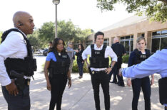 James Lesure, Niecy Nash-Betts, Kevin Zegers, Britt Robertson in the Rookie: Feds Series premiere on ABC