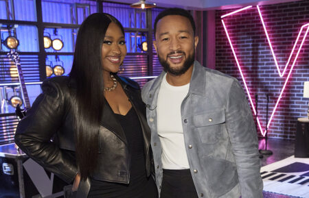 Jazmine Sullivan and John Legend on 'The Voice' Season 22