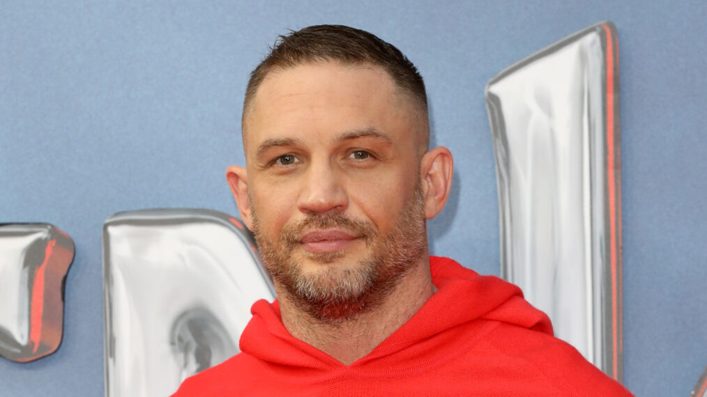 Tom Hardy attends the fan screening of Venom: Let There Be Carnage