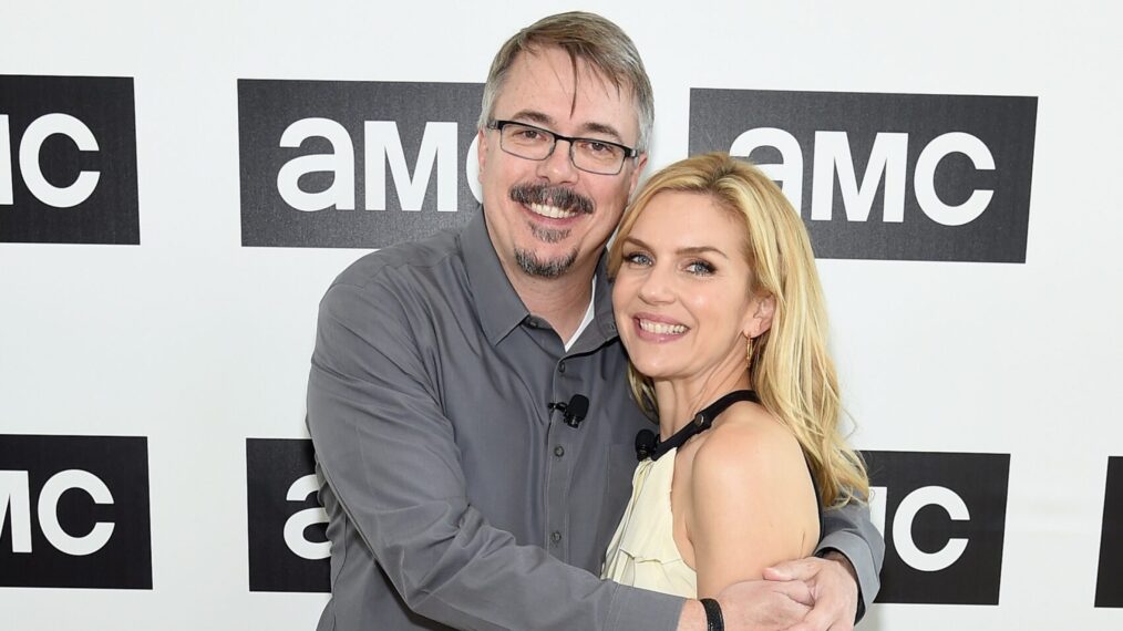 Vince Gilligan and Rhea Seehorn