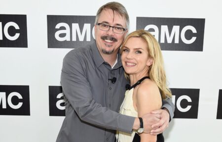 Vince Gilligan and Rhea Seehorn