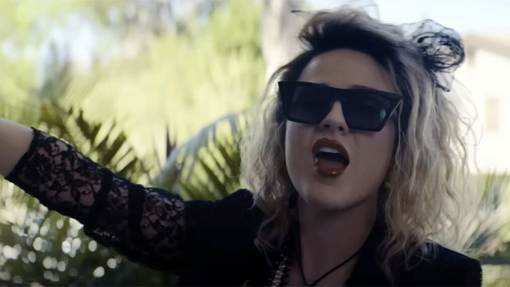Evan Rachel Wood as Madonna in 'Weird'