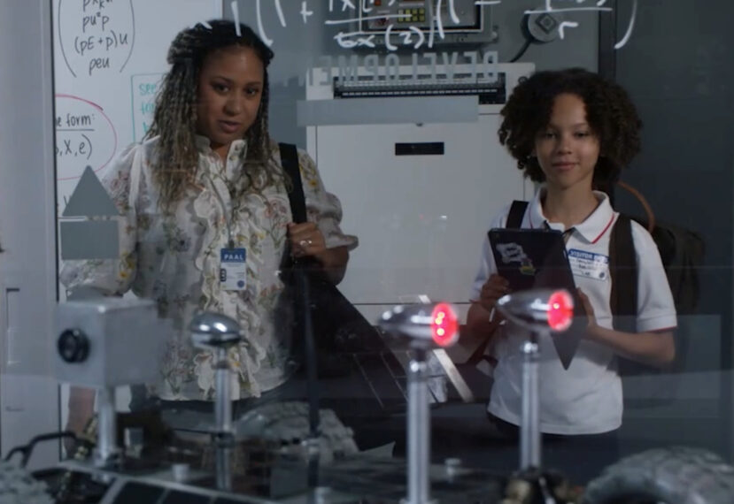 Tracie Thoms and Declan Prat in '9-1-1'