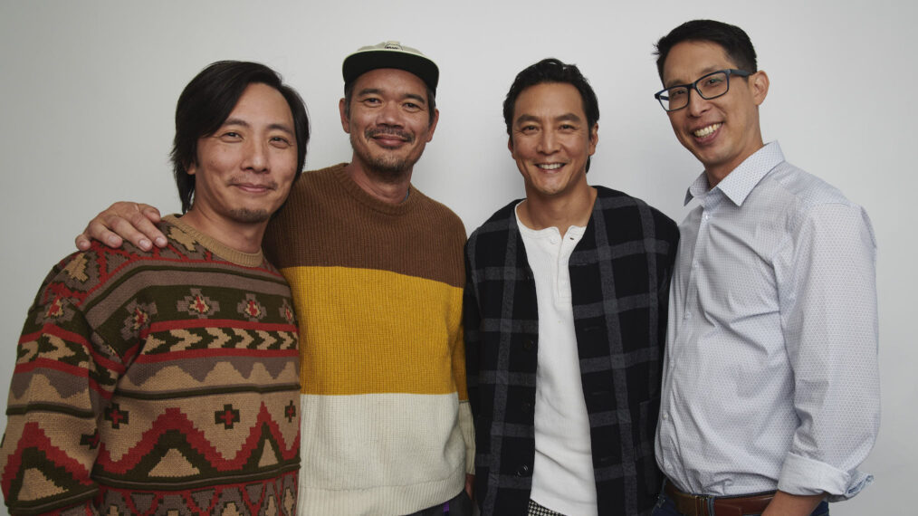 'American Born Chinese's Kelvin Yu, Destin Daniel Cretton, Daniel Wu, and Gene Luen Yang