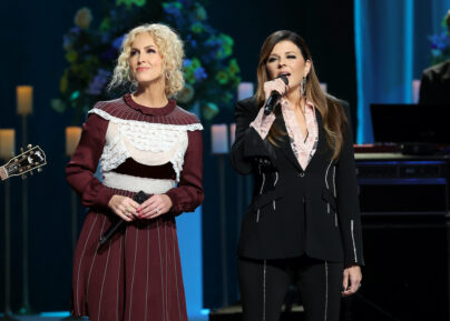 NASHVILLE, TENNESSEE - OCTOBER 30: Kimberly Schlapman and Karen Fairchild of Little Big Town perform onstage for CMT Coal Miner's Daughter: A Celebration of the Life & Music of Loretta Lynn at Grand Ole Opry on October 30, 2022 in Nashville, Tennessee. 