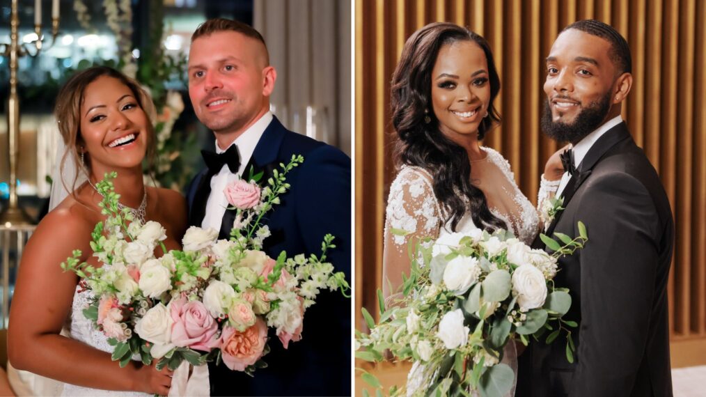 'Married at First Sight' Season 16 couples Dom and Mac, and Airris and Jasmine