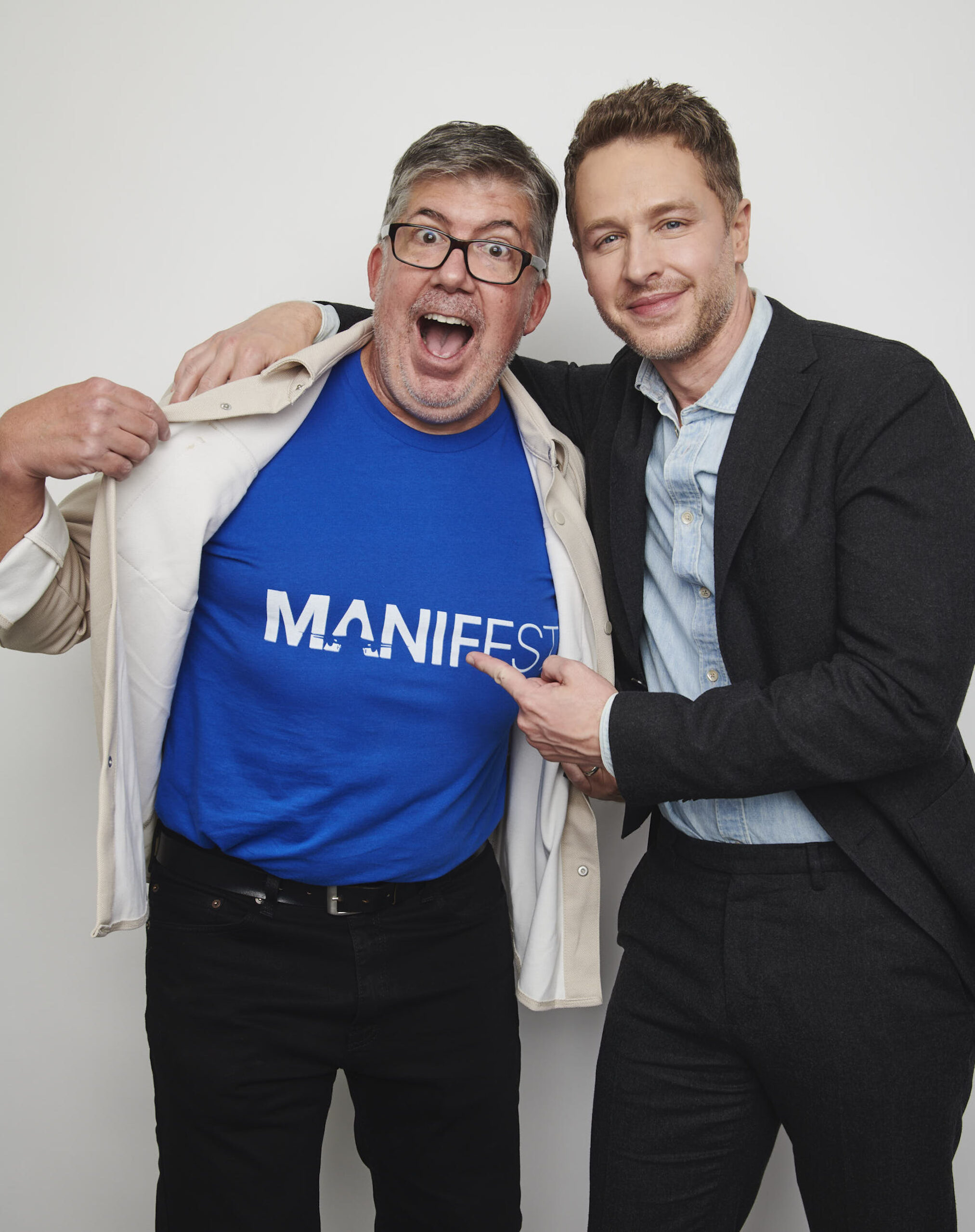 'Manifest's Josh Dallas with TV Guide Magazine's Jim Halterman