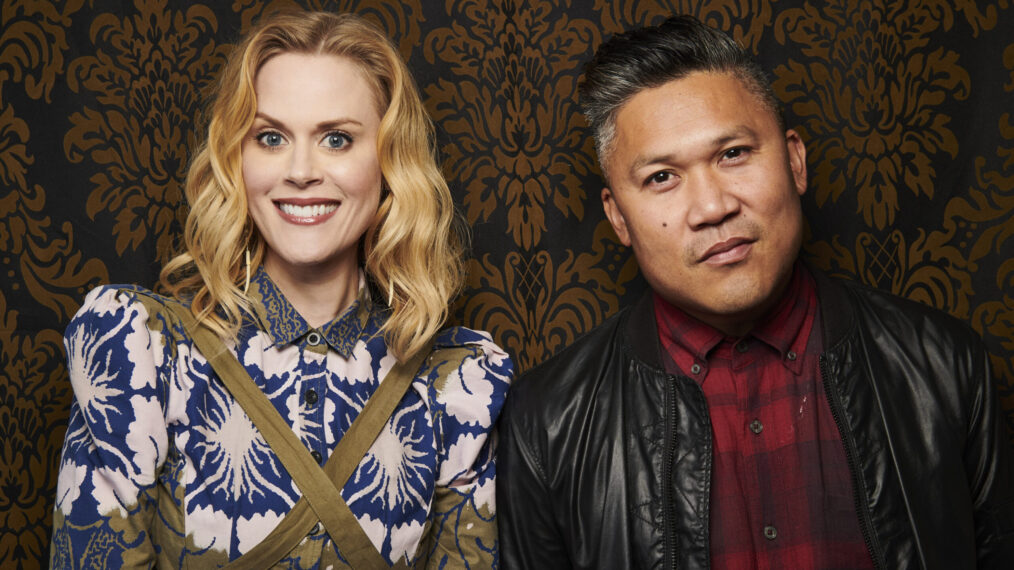 Janet Varney and Dante Basco at New York Comic Con 2022