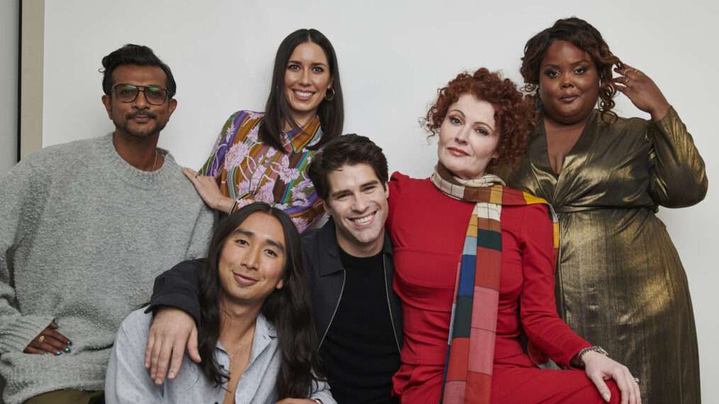 Ghosts stars Utkarsh Ambudkar, Sheila Carrasco, Roman Zaragoza, Asher Grodman, Rebecca Wisocky, and Danielle Pinnock at New York Comic Con