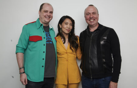 'The Midnight Club's Mike Flanagan, Leah Fong, and Trevor Macy at New York Comic Con 2022