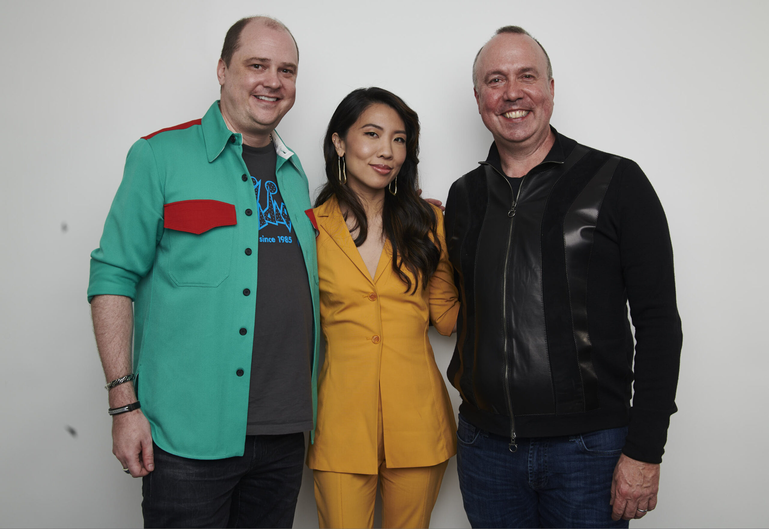 'The Midnight Club's Mike Flanagan, Leah Fong, and Trevor Macy at New York Comic Con 2022