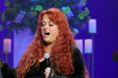 Wes Hampton, Reggie Smith, Wynonna Judd, Adam Crabb and Larry Strickland perform onstage for CMT Coal Miner's Daughter: A Celebration of the Life & Music of Loretta Lynn at Grand Ole Opry