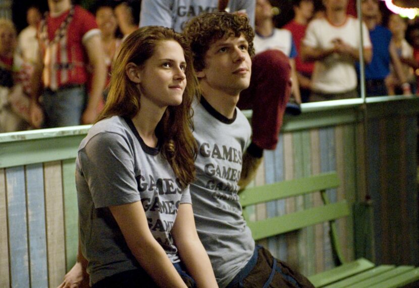 Kristen Stewart y Jesse Eisenberg en 'Adventureland'