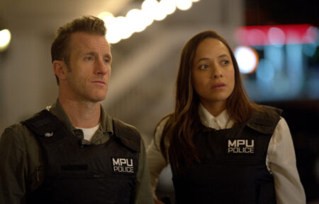 Scott Caan and Dania Ramirez in 'Alert'