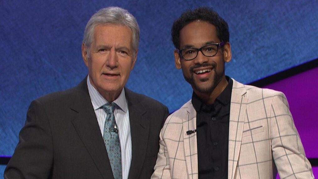 Alex Trebek and Wes Hazard on 'Jeopardy'