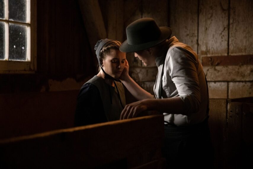 Dylan Ratzlaff and Michah Steinke in 'An Amish Sin'