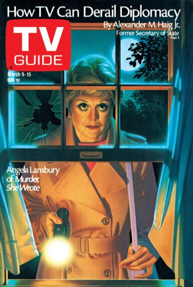 Murder, She Wrote - Angela Lansbury, TV GUIDE cover, March 9-15, 1985