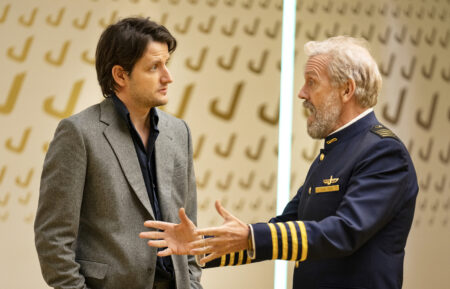Zach Woods and Hugh Laurie in 'Avenue 5'