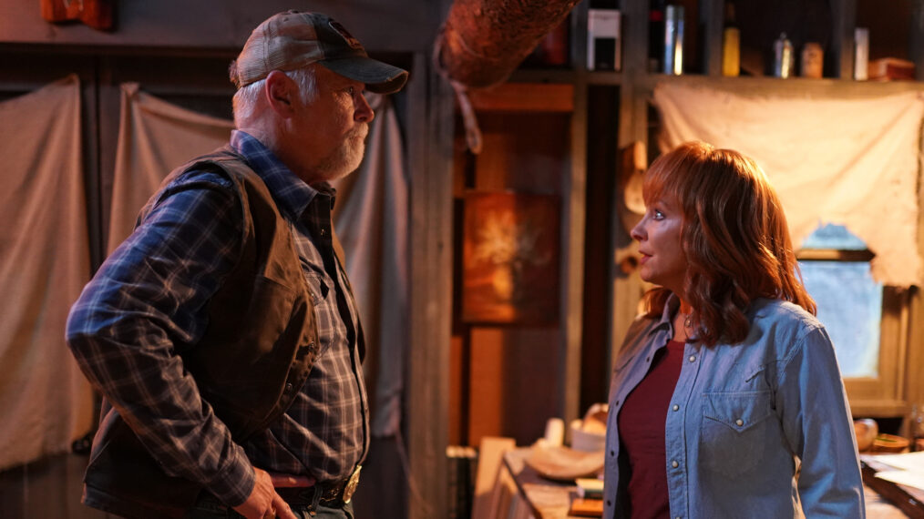 Reba McEntire and Rex Linn in 'Big Sky: Deadly Trails'